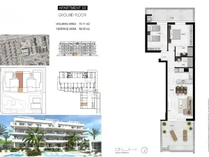 Prodej bytu 3+kk, Orihuela Costa, Alicante, Španělsko, 77 m2