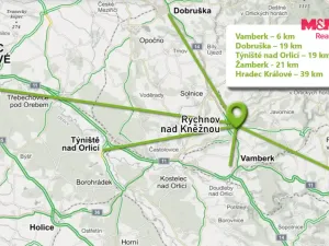 Pronájem bytu 3+1, Rychnov nad Kněžnou, Palackého, 65 m2