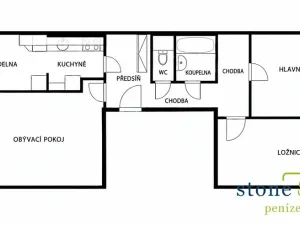 Prodej bytu 3+1, Praha - Smíchov, Plzeňská, 72 m2