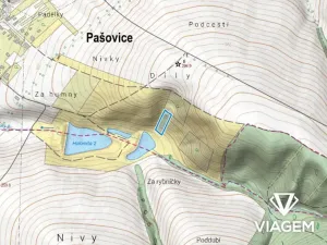 Prodej podílu zahrady, Pašovice, 802 m2