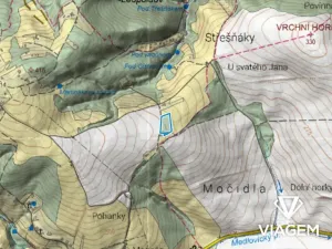 Prodej podílu pole, Stříbrnice, 1350 m2