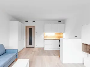 Pronájem bytu 1+kk, Praha - Vysočany, Bassova, 34 m2
