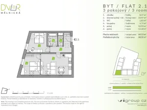 Prodej bytu 3+kk, Brandýs nad Labem-Stará Boleslav - Stará Boleslav, Mělnická, 65 m2