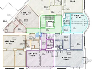 Pronájem bytu 2+kk, Praha - Libeň, Primátorská, 55 m2
