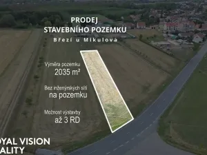 Prodej pozemku pro bydlení, Březí, 2035 m2