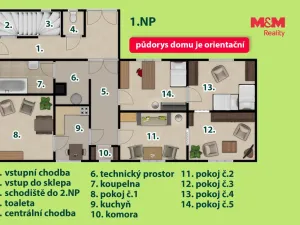 Prodej rodinného domu, Holice, Palackého, 97 m2