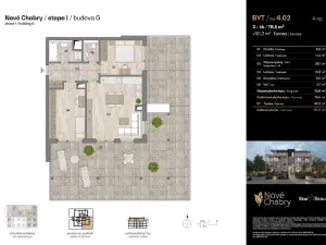 Prodej bytu 3+kk, Praha - Dolní Chabry, Velemínská, 76 m2
