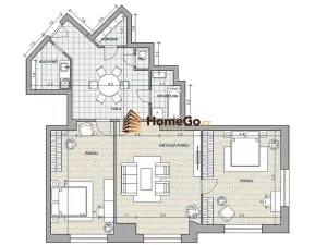 Pronájem bytu 3+kk, Praha - Nusle, U gymnázia, 99 m2