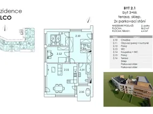 Prodej bytu 3+kk, Bakov nad Jizerou, 81 m2