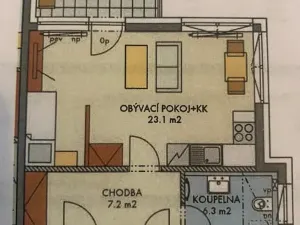 Pronájem bytu 1+kk, Praha - Hlubočepy, Hugo Haase, 40 m2