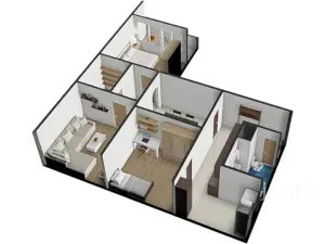 Prodej bytu 3+1, Strakonice, Sídliště 1. máje, 74 m2