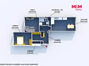 Prodej bytu 3+kk, Plzeň, Plynární, 57 m2