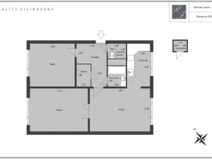 Prodej bytu 3+1, Ústí nad Labem, Werichova, 68 m2