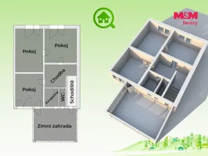 Prodej rodinného domu, Bílovec - Bravinné, 174 m2