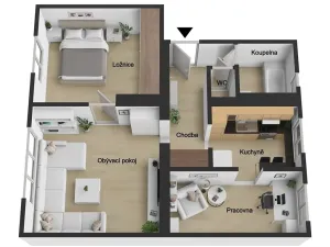 Prodej bytu 3+1, Ostrava, Horní, 60 m2