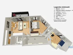 Prodej bytu 3+kk, Praha - Modřany, Kolmanova, 68 m2