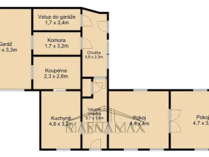 Prodej rodinného domu, Kryry, Malá Strana, 130 m2