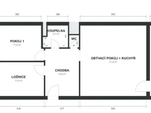 Pronájem bytu 3+kk, Říčany, Marie Pujmanové, 72 m2