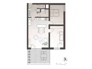 Prodej bytu 3+kk, Praha - Čimice, Fořtova, 85 m2