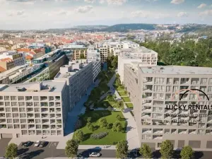 Pronájem bytu 2+kk, Praha - Karlín, U Mlýnského kanálu, 56 m2