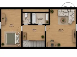 Prodej rodinného domu, Trhové Sviny, Nad Městem, 130 m2