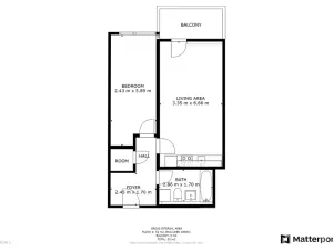 Pronájem bytu 2+kk, Praha - Vysočany, Podkovářská, 48 m2