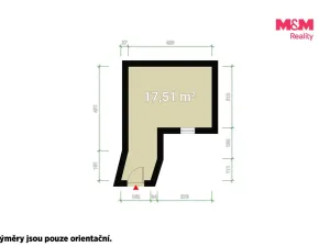 Prodej obchodního prostoru, Praha, Jugoslávských partyzánů, 16 m2