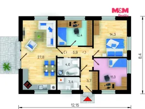 Prodej pozemku pro bydlení, Postoloprty - Skupice, 1005 m2
