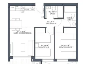 Prodej bytu 3+kk, Benijofar, Alicante, Španělsko, 61 m2