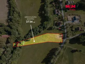 Prodej pozemku pro bydlení, Sádek, 3734 m2