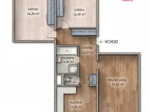 Prodej bytu 3+1, Chrudim - Chrudim IV, Na Šancích, 73 m2