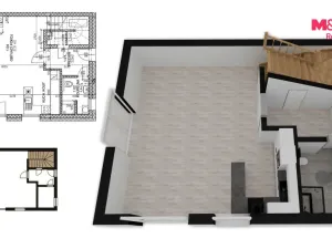 Prodej rodinného domu, Králův Dvůr, Fibichova, 97 m2