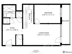 Pronájem bytu 2+kk, Praha - Stodůlky, Bronzová, 46 m2