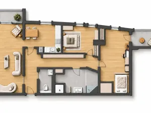 Prodej bytu 3+1, Brno, Langrova, 77 m2
