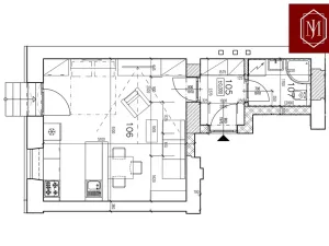 Pronájem bytu 1+kk, Třebíč, Bráfova tř., 34 m2