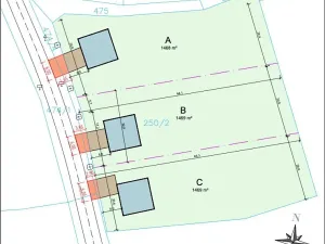 Prodej pozemku pro bydlení, Bečváry, 1469 m2