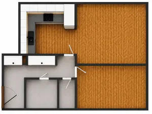 Prodej bytu 2+kk, Praha - Holešovice, Dělnická, 44 m2