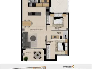 Prodej bytu 3+kk, Catral, Španělsko, 84 m2