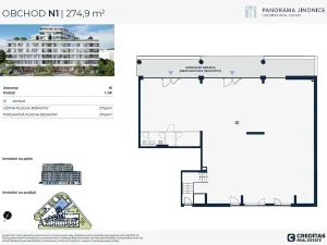 Pronájem obchodního prostoru, Praha - Jinonice, Řeporyjská, 274 m2