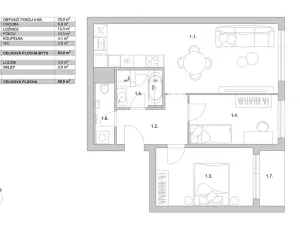 Prodej bytu 3+kk, Praha - Chodov, Petýrkova, 68 m2
