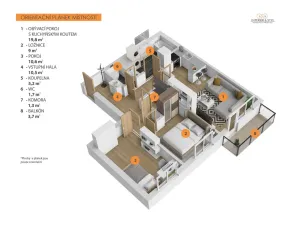 Pronájem bytu 3+kk, Praha - Hostivař, 70 m2