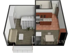 Pronájem bytu 1+1, Písek, třída Přátelství, 38 m2