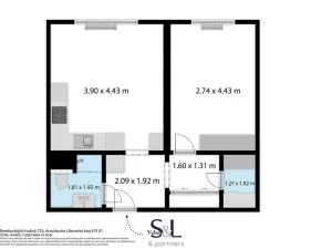 Prodej bytu 2+kk, Nový Bor, Rumburských hrdinů, 43 m2