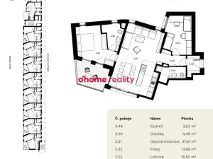Prodej bytu 3+kk, Prostějov, Okružní, 58 m2