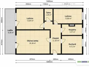 Pronájem bytu 3+1, Šumperk, Bohdíkovská, 75 m2