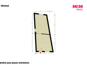 Pronájem obchodního prostoru, Plzeň - Jižní Předměstí, Palackého, 48 m2
