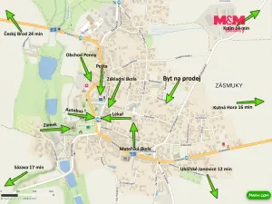 Prodej bytu 3+1, Zásmuky, Družstevní, 77 m2