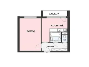 Prodej bytu 1+1, Ostrava - Poruba, Vietnamská, 37 m2
