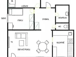Prodej bytu 3+1, Praha - Michle, Osnická, 82 m2