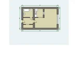 Pronájem bytu 1+1, Lanškroun, Kežmarská, 43 m2